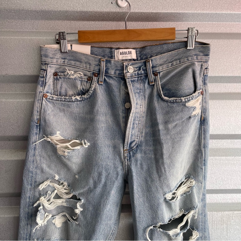 AGOLDE NWT 90's Mid Rise Loose in Unhinged - Picture 4 of 11
